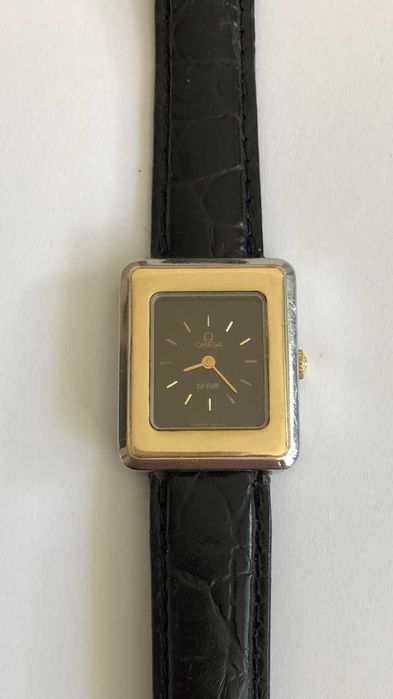 Omega de Ville Tank, zegarek mechaniczny (nakręcany), piękny model