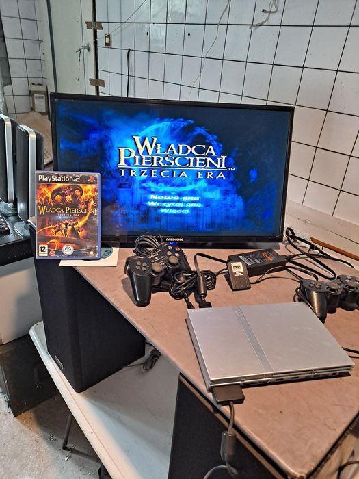 Sony PlayStation 2 kompletny zestaw.