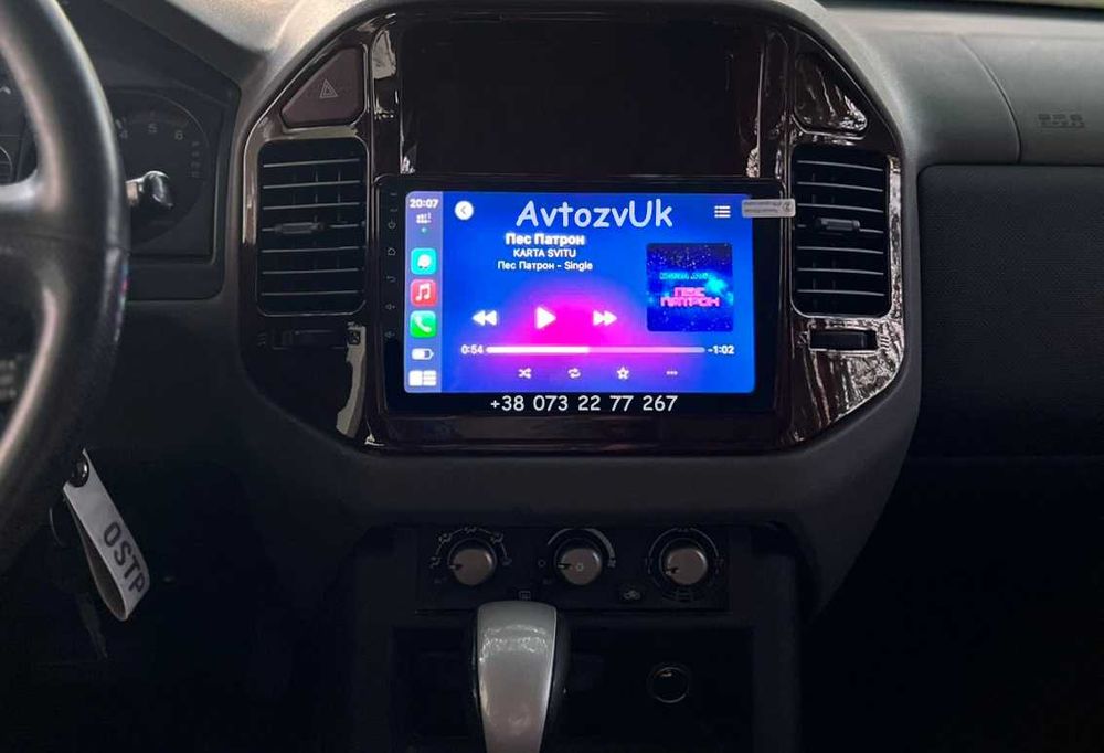 Магнітола PAJERO Mitsubishi Vagon PININ Паджеро GPS CarPlay Андроїд 16