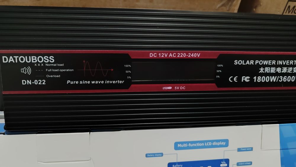 Datouboss 24v 1500/3000w . 12v 1800/3500