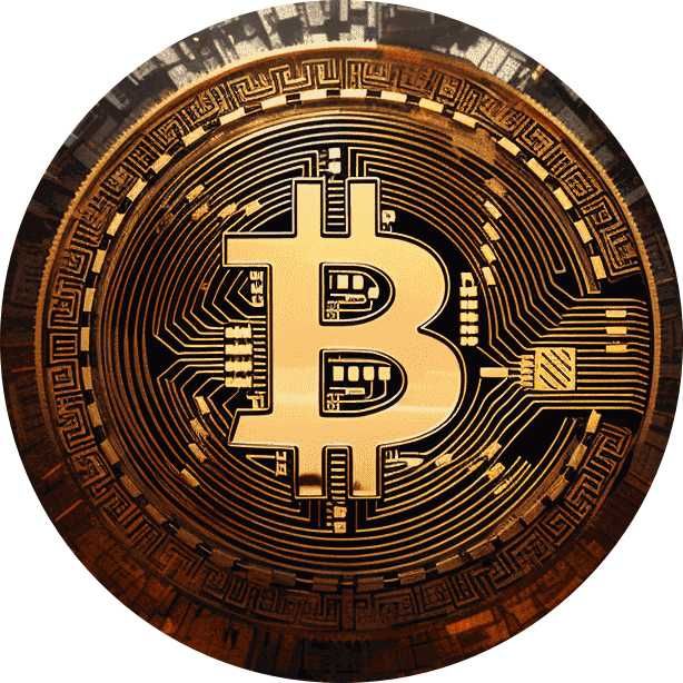 Opłatek na tort Bitcoin Waluta