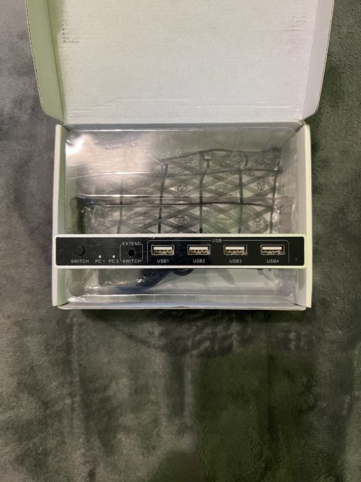 8K DP USB KVM Switch 2x1 Pro | Перемикач для 2 ПК на 1 монітор
