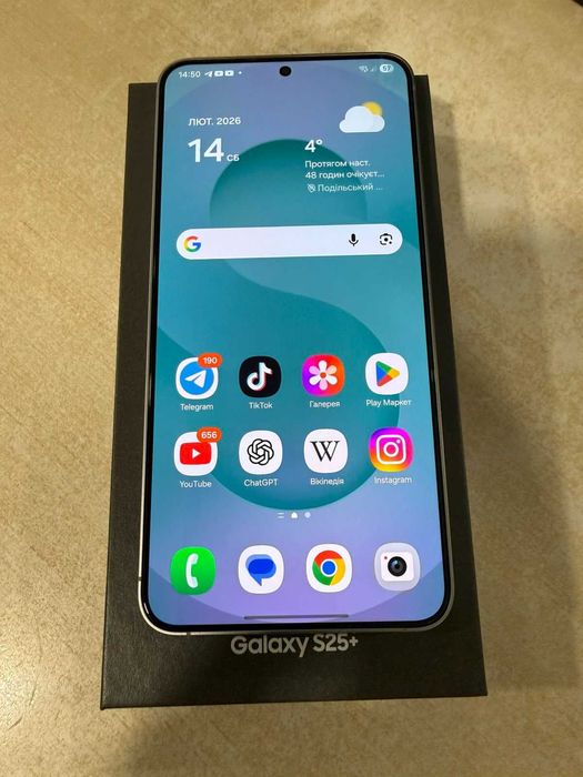 SAMSUNG Galaxy S25+ 12/256Gb Silver Shadow