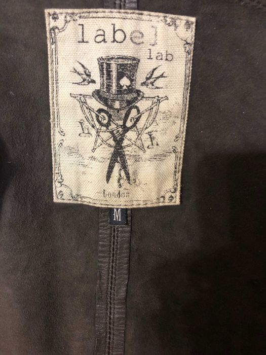 Шкіряна куртка рубашка label lab leather shirt розмір м