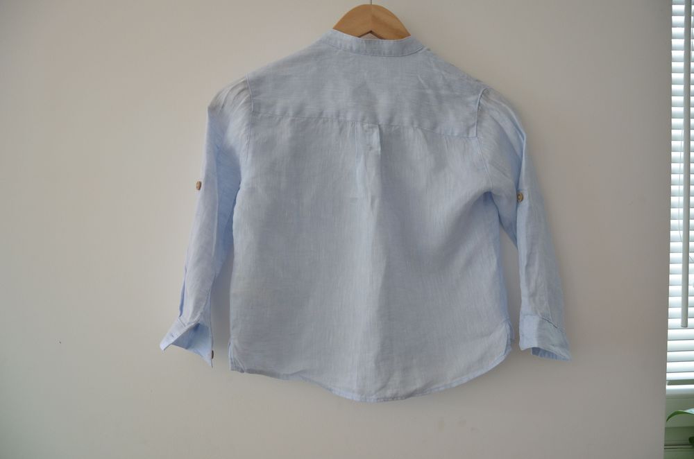 koszula dla chłopca Zara 116 cm 6 lat 100% len