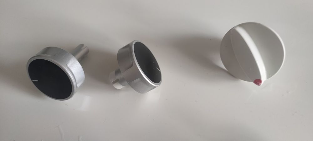 Pokrętła Junkers Neckar Aniston regulacji wody i gazu komplet