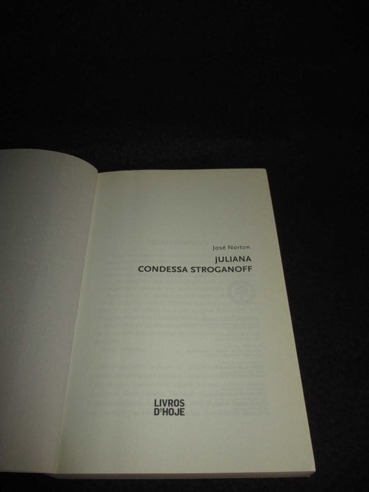 Livro Juliana Condessa Stroganoff José Norton