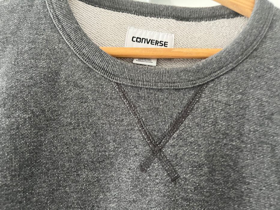 Bluza szara converse bawełna