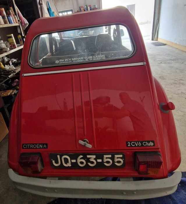 Citroen 2CV 6club de 1987 vermelho