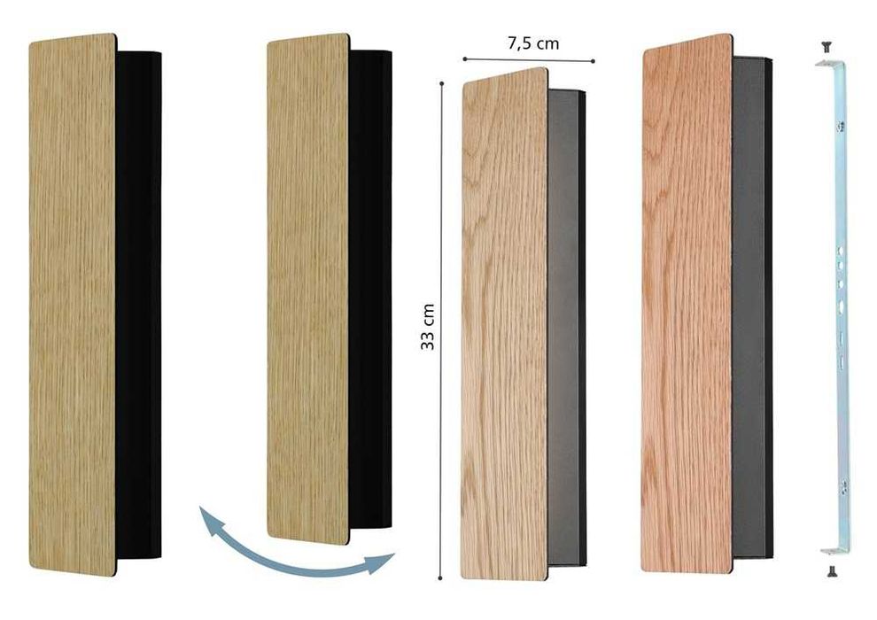 Eglo led de parede retangular para interior (118)