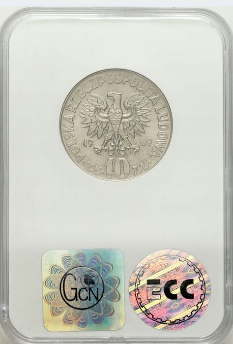 PRL 10 zł 1969 Kopernik