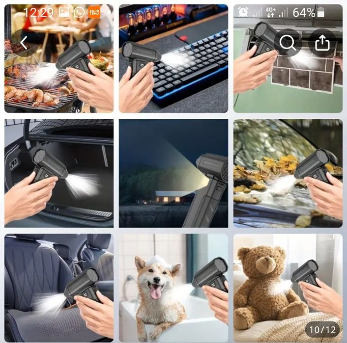 Soprador de ar portatil