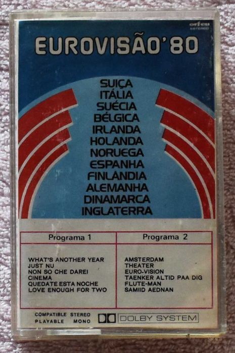 Vários - Eurovisão´80 (1980 - cassete)