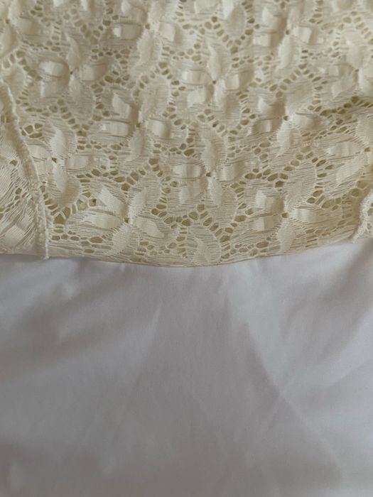 Biała sukienka coquette parisian style butik old money alternative