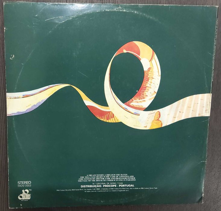 Vinil Lp - The Alan Parsons Projet - Tales Of Mystery And Imagination