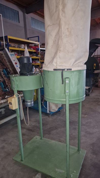 Aspiracao para serrim de um saco