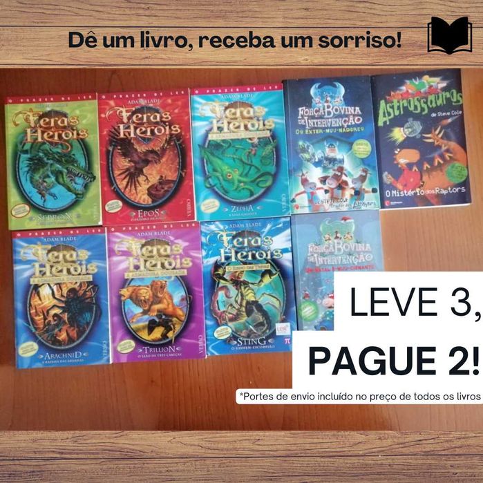 Livros juvenis | Leve 3, pague 2
