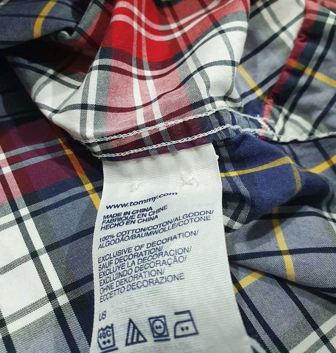 Tommy Hilfiger * koszula * kratka * męska * idealna * XL