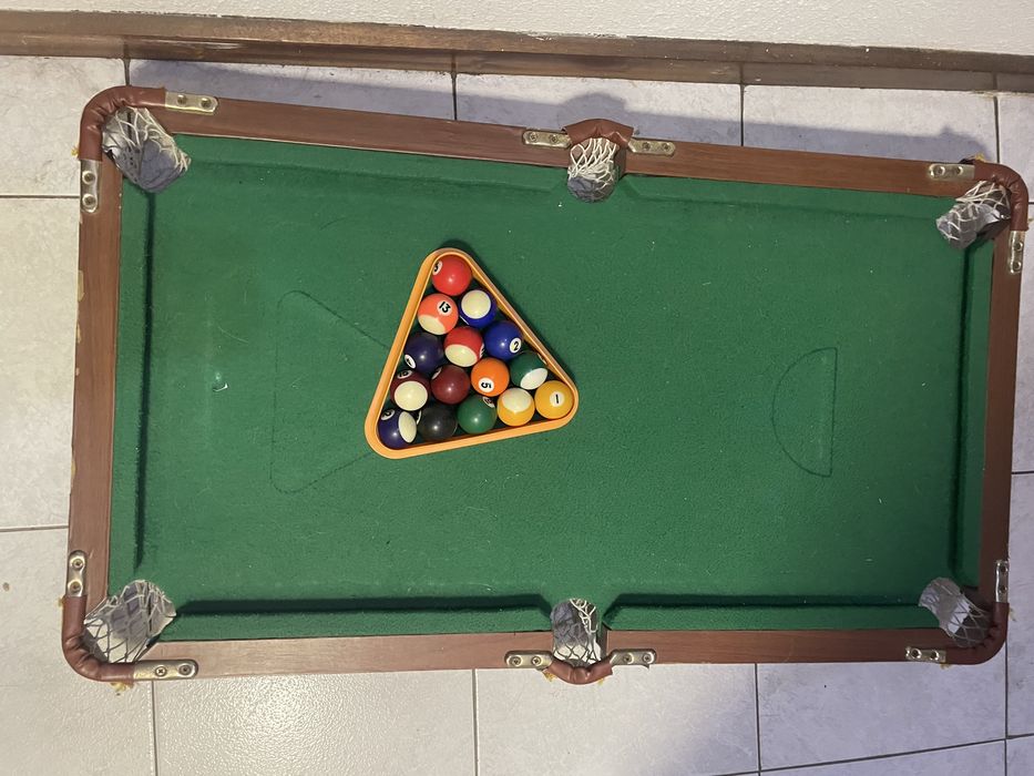 mesa de bilhar 51x91cm