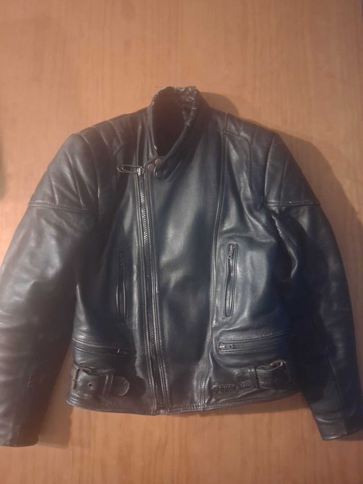 Blusão de Mota vintage em pele Tamanho 48