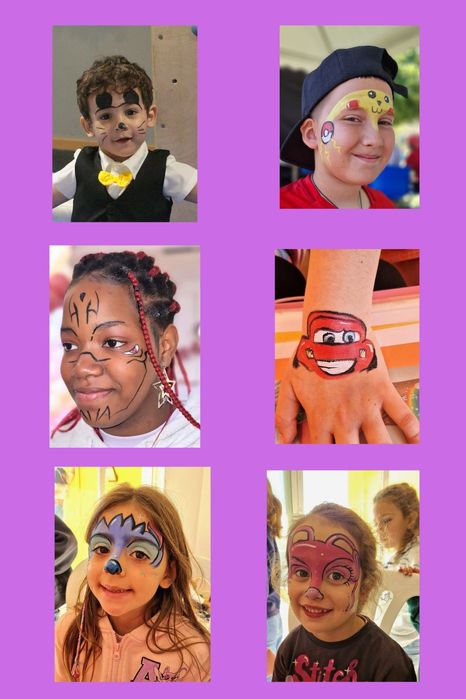 Animadora infantil-Pinturas faciais entre outras atividades