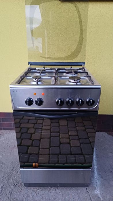 Газові плити привезені з Європи 50-60см. Білі і нержавійки.