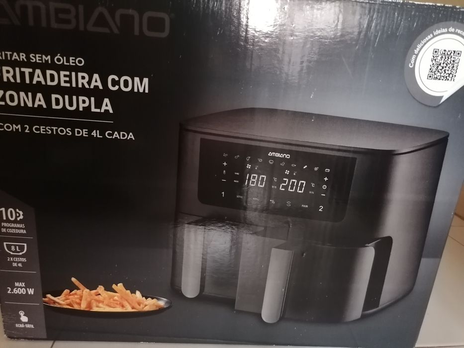 Fritadeira sem óleo dupla