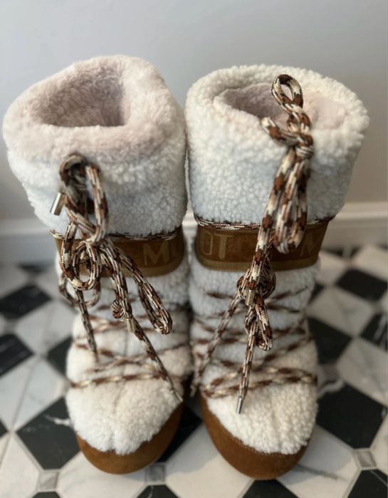 Śniegowce futrzane damskie Moon Boot Icon Shearling