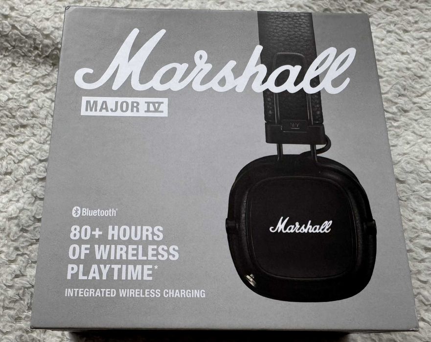 MARSHALL Major IV czarne nowe nieotwierane pudełko