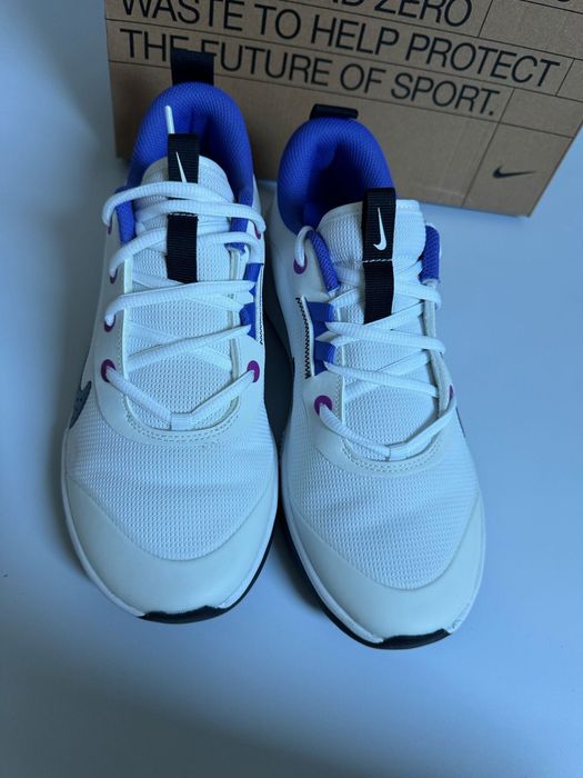 Nowe sneakersy Nike Omni Multi-Court GS białe niebieskie 39