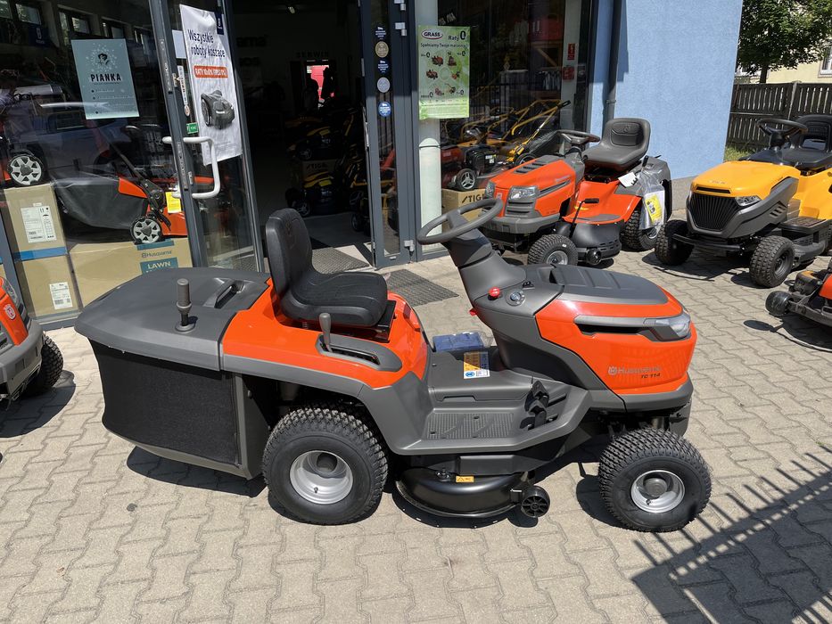 Traktorek ogrodowy Husqvarna Tc 114 możliwość transportu Raty 0%