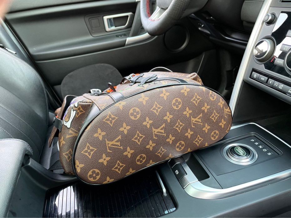 Louis Vuitton Christopher коричневый мужской рюкзак портфель ранец