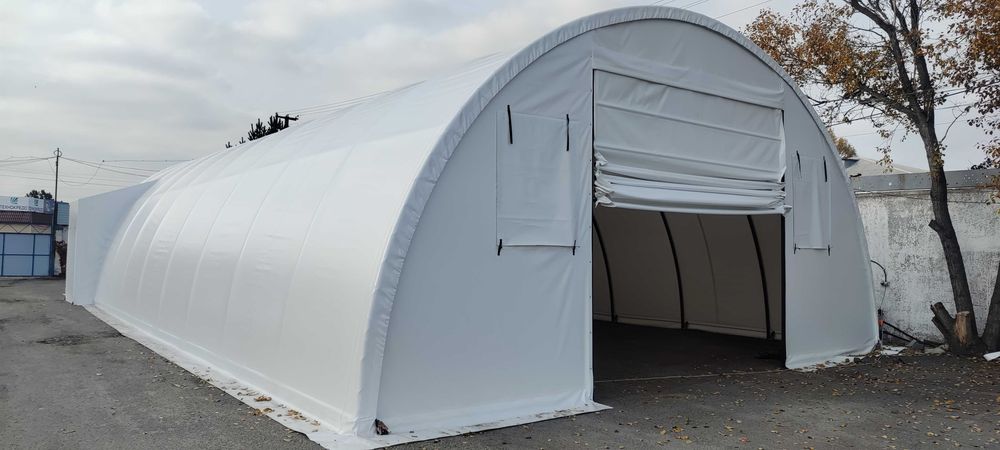 Тентовий ангар від виробника 10*20*5 метрів. Швидко збірно-розбірний.