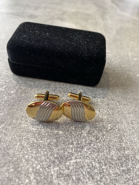 Vintage spinki do mankietów