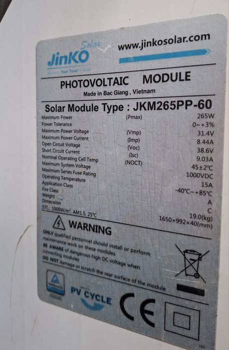 Painéis Solares com micro-inversores e cabos de ligação, só instalar