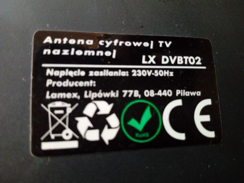Antena DVB-T02 pokojowa LTC