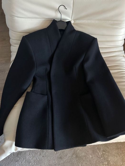 Пальто чорне шерстяне