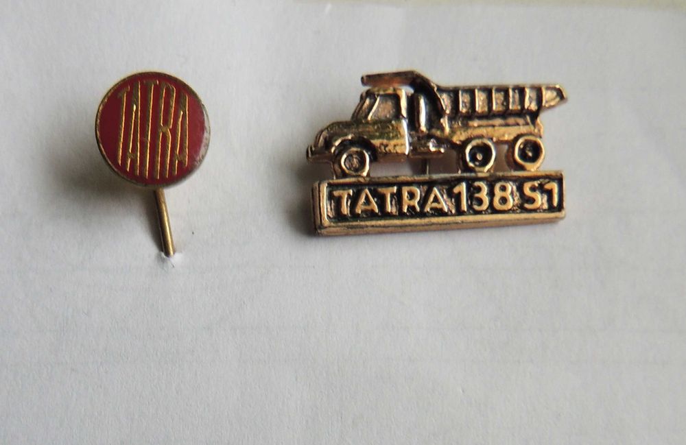 Tatra przypinka igła komplet