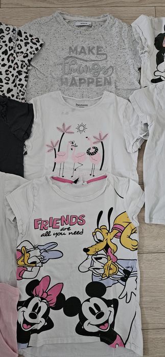 Zestaw 9 t-shirtów rozm. 134