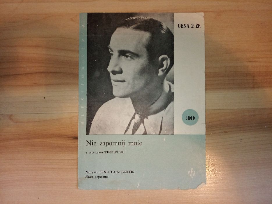 Nie zapomnij mnie Tino Rossi Błękitna seria nuty 1959