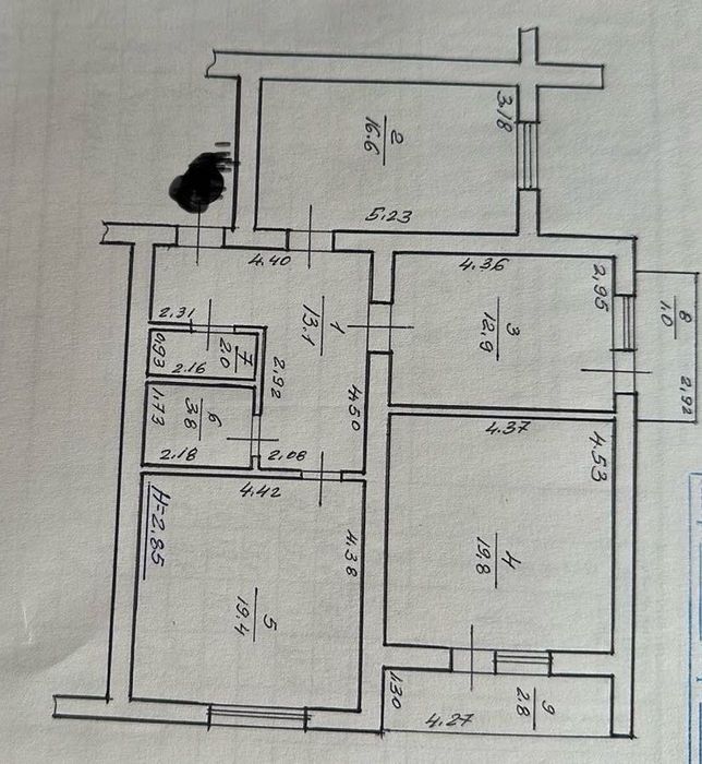 3-комнатная квартира по адресу (площадь 91,5 м²) - Atlanta.ua - фото 14