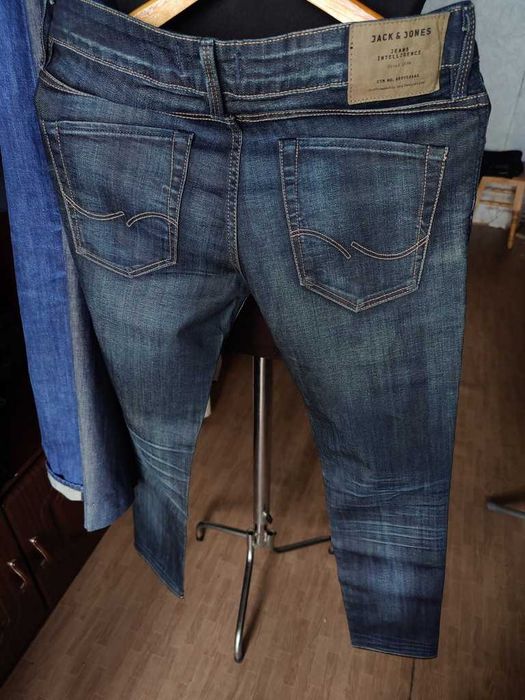 Джинсы Jack&jones Tim jeans Дания w29 stretch navy.