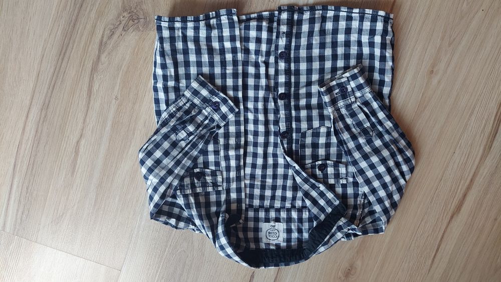 Koszula w kratkę r. 80