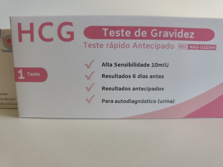 50 testes ovulação+ 10 testes de gravidez