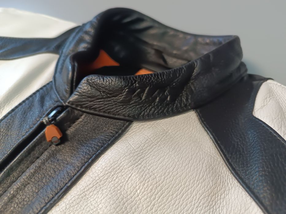 Оригинальная кожаная мотокуртка KTM PowerWear (L) / Топ защита SAS-TEC