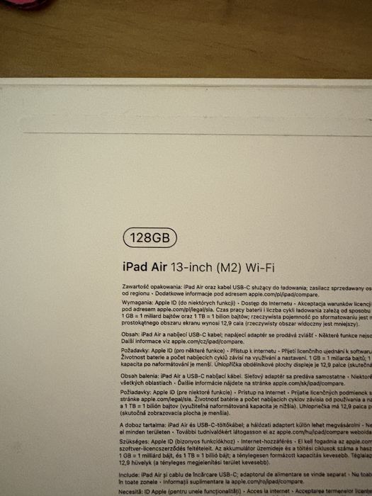 IPAD 13 Air 128 GB