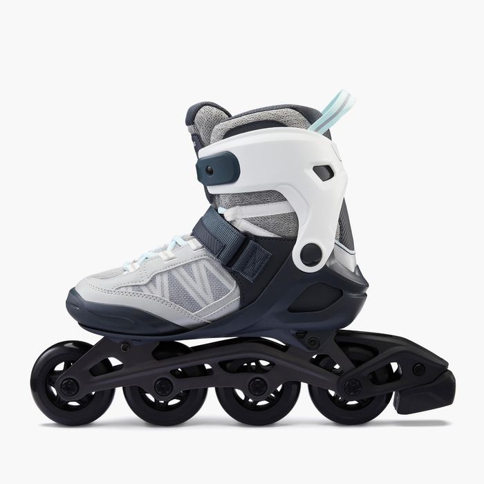 Patins em Linha Adulto FIT500 Cinzento Gelo