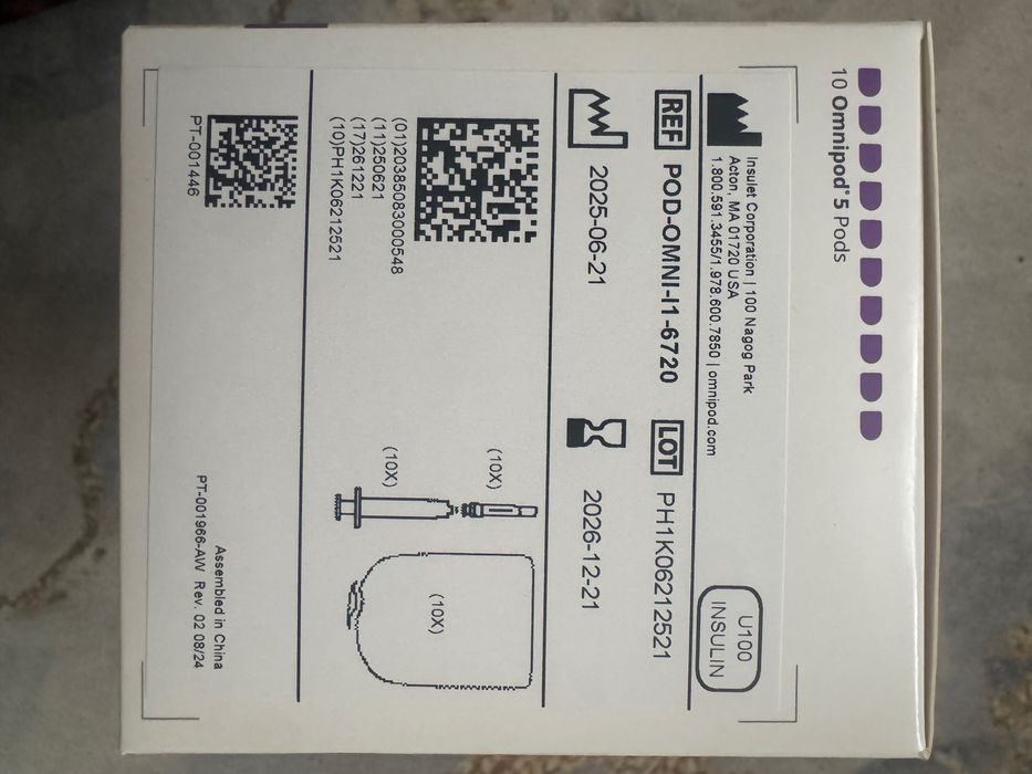 Omnipod 5 całe opakowanie 10 sztuk