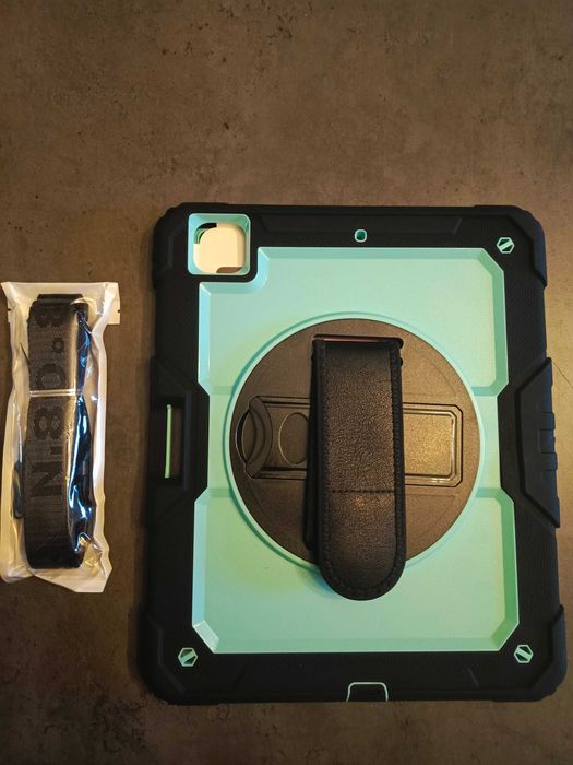 Etui Case do iPad Pro 12,9 (2020/2021) Pancerne Czarno Miętowe