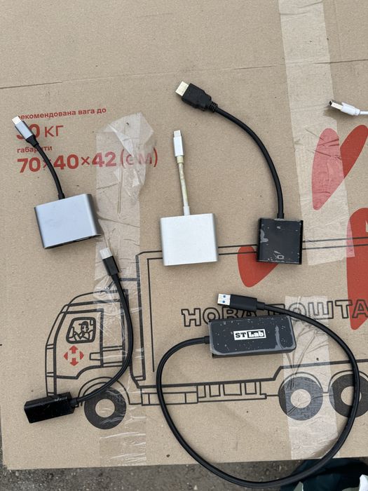 Адаптери, хаби та перехідники для ноутбуків (Type-C / USB 3.0)